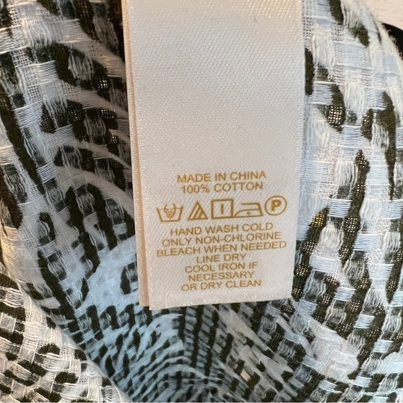 Kate Spade New York Tropical Leaf Print Button Front Top - Picture 5 of 5